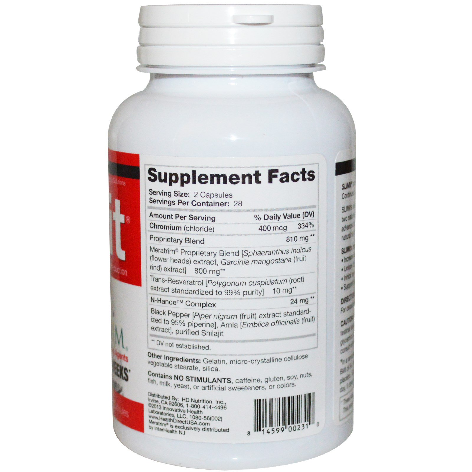 Comprar Health Direct, SLIMit, 56 Capsules - Imagem 2