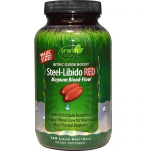 Comprar Irwin Naturals, Steel-Libido Red, Magnum Blood-Flow, 150 Cápsulas Softgel Líquidas