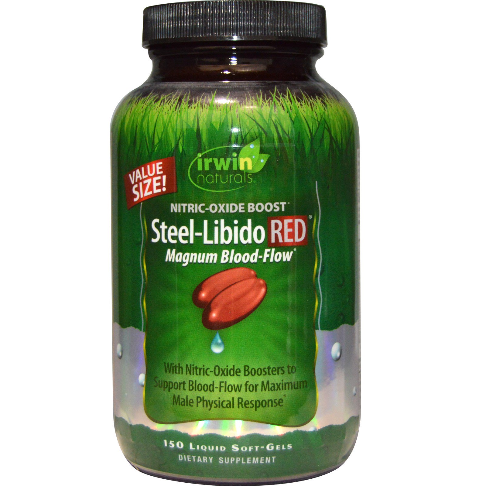 Comprar Irwin Naturals, Steel-Libido Red, Magnum Blood-Flow, 150 Cápsulas Softgel Líquidas