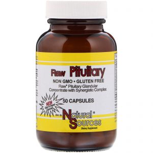 Comprar Natural Sources, Pituitária Crua, 50 Cápsulas