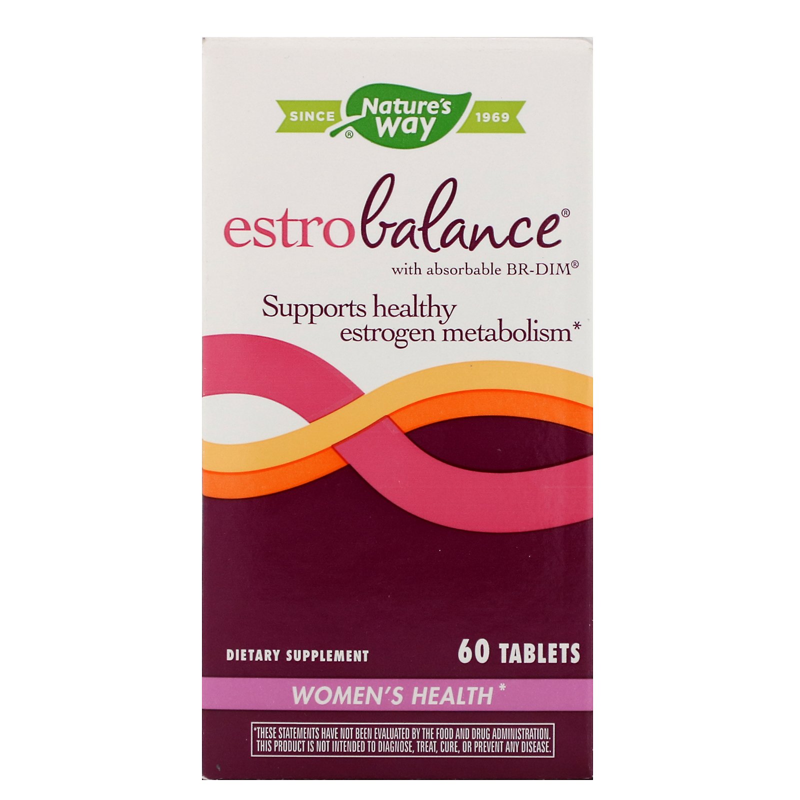Comprar Nature's Way, EstroBalance com BR-DIM Absorvível, 60 Comprimidos