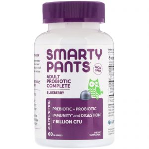 Comprar SmartyPants, Adult Probiotic Complete, Mirtilo, 60 Gomas Mastigáveis
