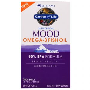 Comprar Minami Nutrition, Óleo de Peixe com Ômega 3 para o Humor, 500 mg, 60 Cápsulas Gelatinosas