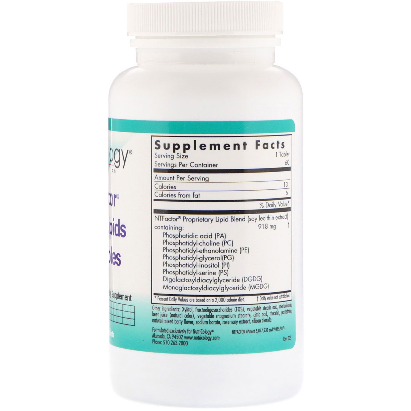 Comprar Nutricology, NT Factor EnergyLipids mastigáveis, 60 comprimidos mastigáveis - Imagem 2