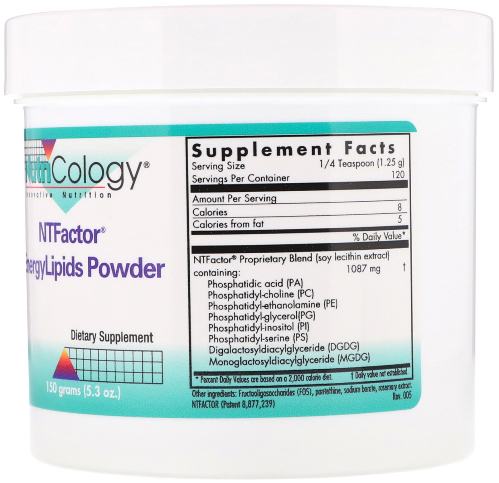 Comprar Nutricology, Fator NT, Energia Lípidos em Pó, 150 g - Imagem 2