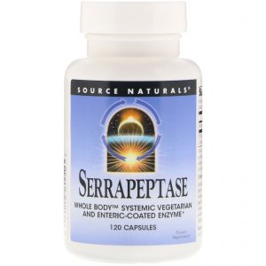 Comprar Source Naturals, Serrapeptase, 120 Cápsulas