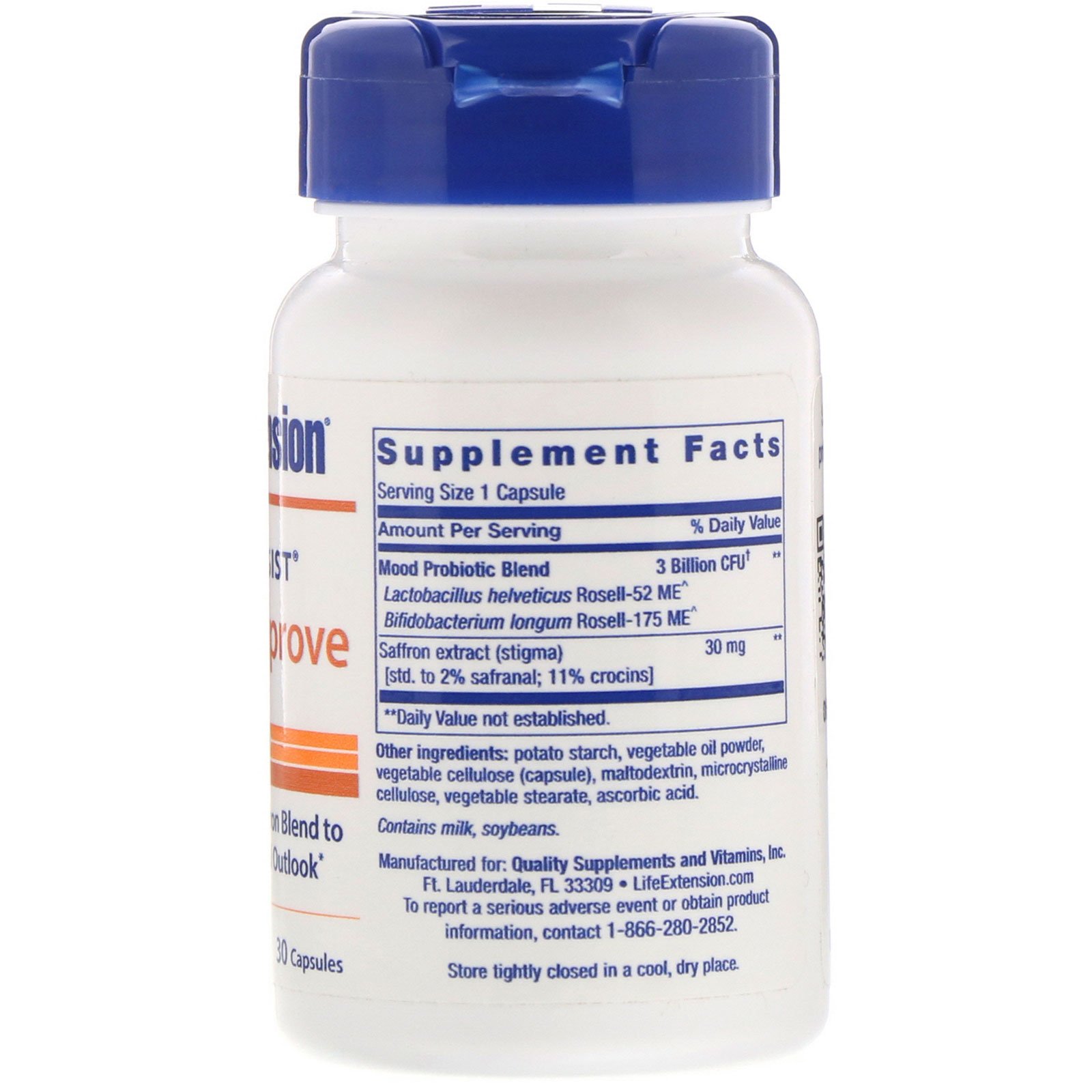 Comprar Life Extension, FLORASSIST Mood Improve, 30 Capsules - Imagem 2