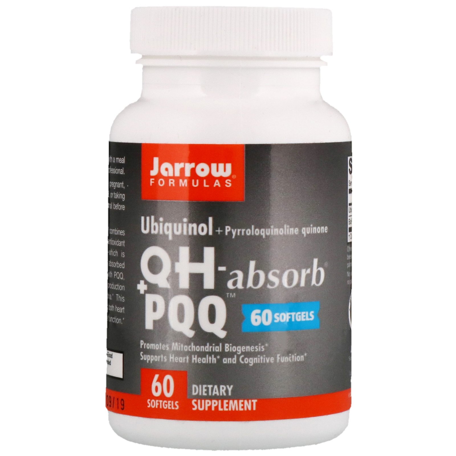 Comprar Jarrow Formulas, Ubiquinol, QH – Absorb + PQQ, 60 Cápsulas Softgel