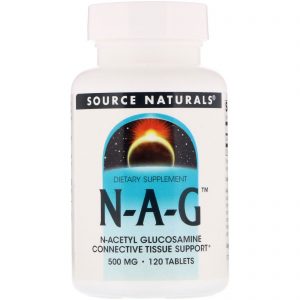 Comprar Source Naturals, N-A-G, 500 mg, 120 Tabletes