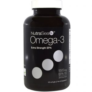 Comprar Ascenta, NutraSea hp, Ômega-3, força extra EPA, Sabor Limão, 120 Softgels