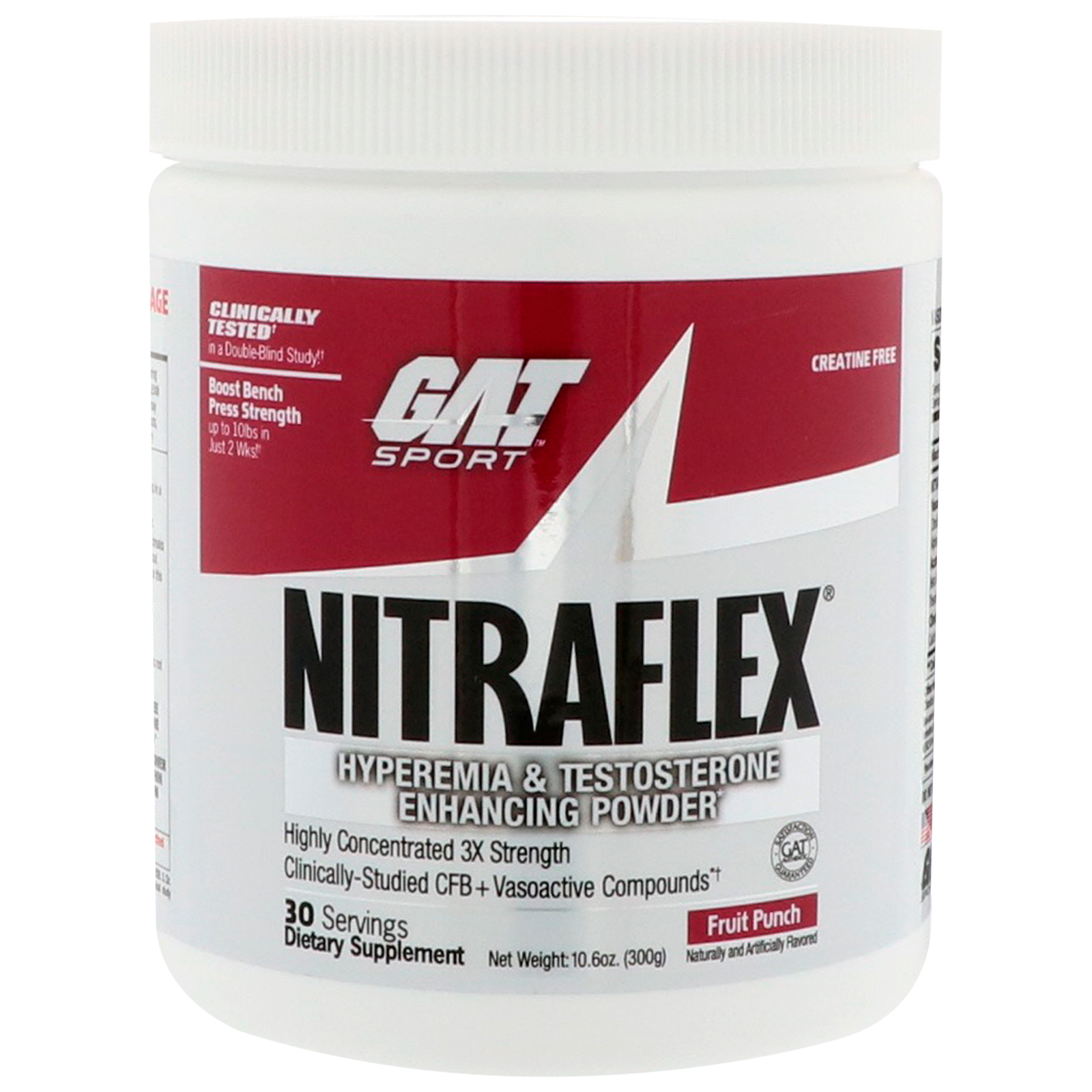 Comprar GAT, NITRAFLEX, Fruit Punch, 10.6 oz (300 g)