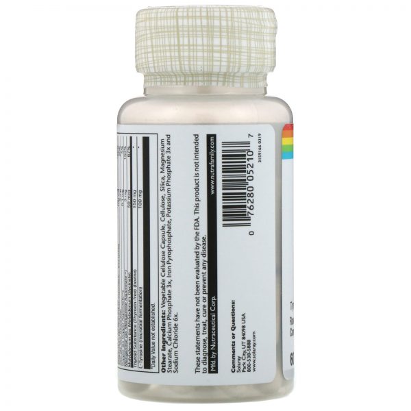 Comprar Solaray, Freeze Dried Thyroid Caps, 60 Capsules - Imagem 4