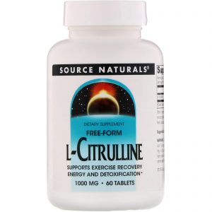 Comprar Source Naturals, L-Citrulina, 1000 mg, 60 Comprimidos