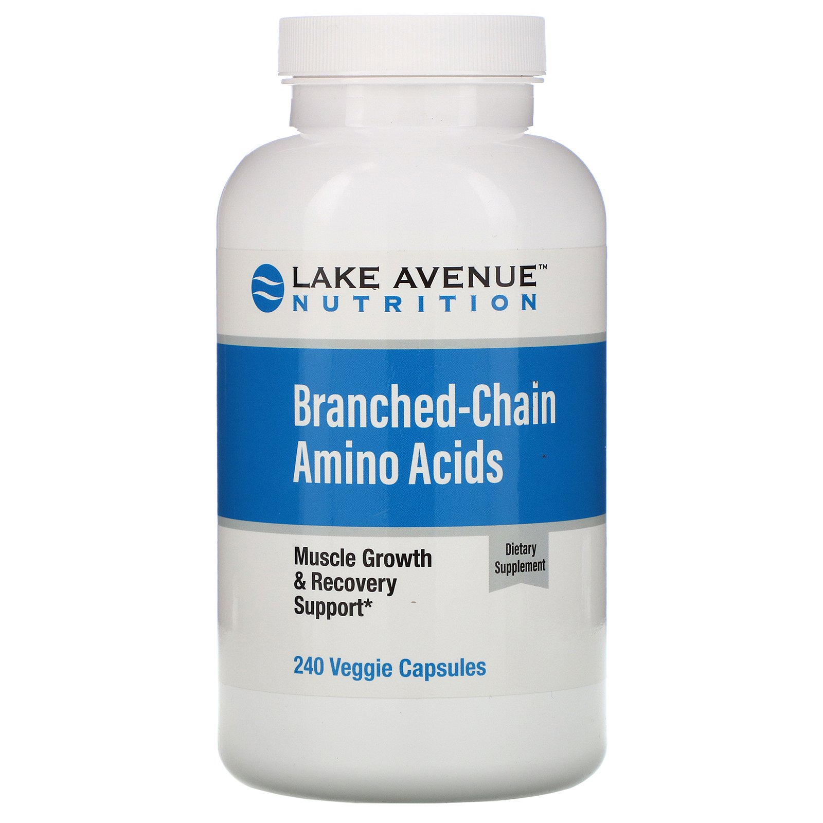 Comprar Lake Avenue Nutrition, Branched-Chain Amino Acids, 240 Veggie Capsules