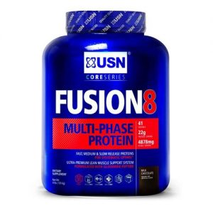 Comprar USN Fusion 8 Multi-Phase Proteína, Chocolate de Leite - 4 lbs