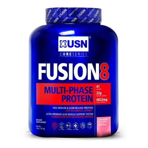 Comprar USN Fusion 8 Multi-Phase Proteína, morango - 4 lbs