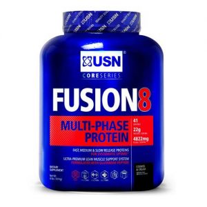 Comprar USN Fusion 8 Multi-Phase Proteína, Cookies & Creams - 4 lbs