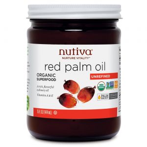 Comprar Nutiva, Óleo de palma vermelha - 444mL
