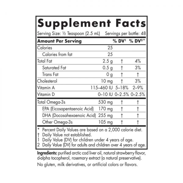 Comprar DHA Líquido Infantil Nordic Naturals Morango 4 oz (119 mL) - Imagem 4