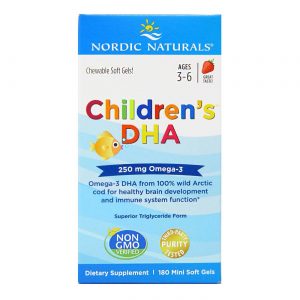 Comprar Nordic Naturals Crianças DHA Morango 180 Cápsulas em Gel
