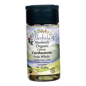 Comprar Celebration Herbals, Vagens Integral de Cardamomo Verde Orgânico - 54g