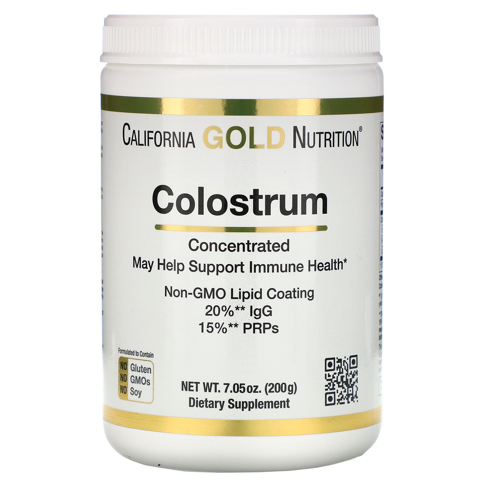 Comprar California Gold Nutrition, Colostro em Pó, Concentrado, 200 g (7,05 oz)
