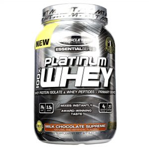 Comprar MuscleTech, Platinum 100% Whey, Chocolate de Leite Supremo - 910 g (2 lbs)