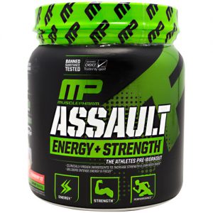 Comprar MusclePharm, Pré-Treino Assault Energia + Força, Morango - 30 Porções