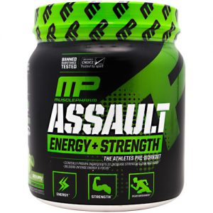 Comprar MusclePharm, Pré-treino de energia + força - Sabor de Maçã verde - 30 Porções