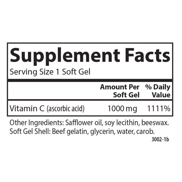 Comprar Carlson Labs, C Gel 1000 mg de Vitamina C - 250 Cápsulas em Gel - Imagem 4