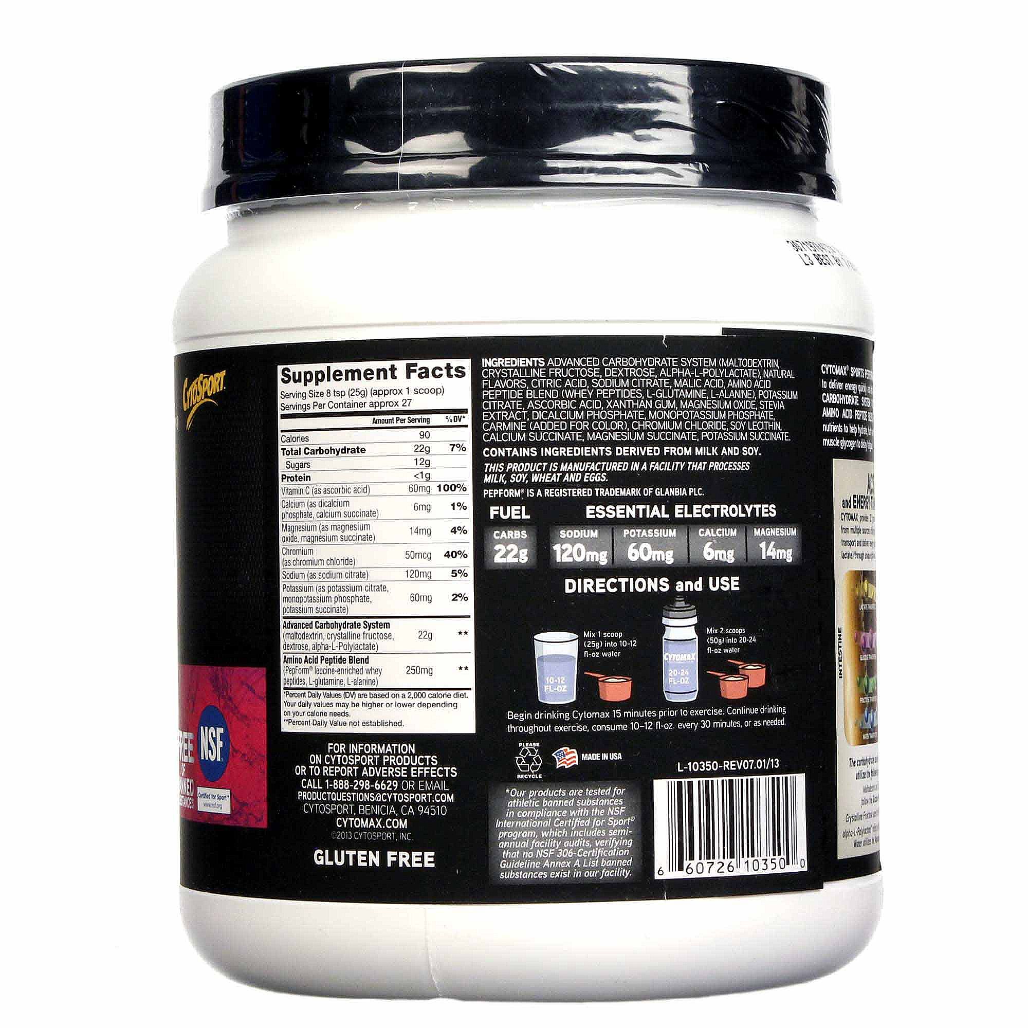 Comprar CytoSport, Cytomax - 680g - Imagem 2
