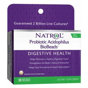 Comprar Natrol, BioBeads® Probiótico Acidophilus - 30 Mini Cápsulas