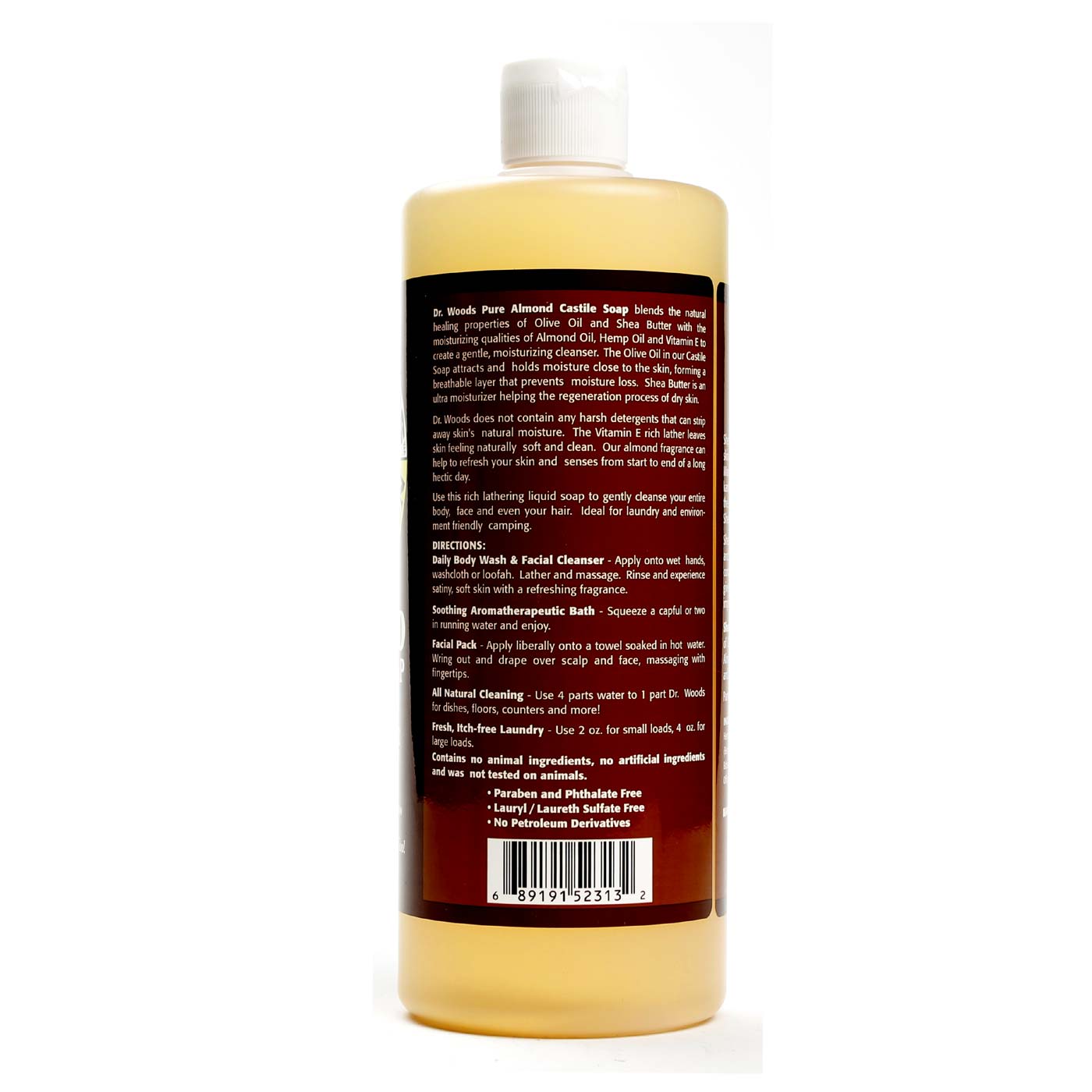 Comprar Dr. Woods Amêndoa Sabonete W / Manteiga de Karité 32 onças - Imagem 3