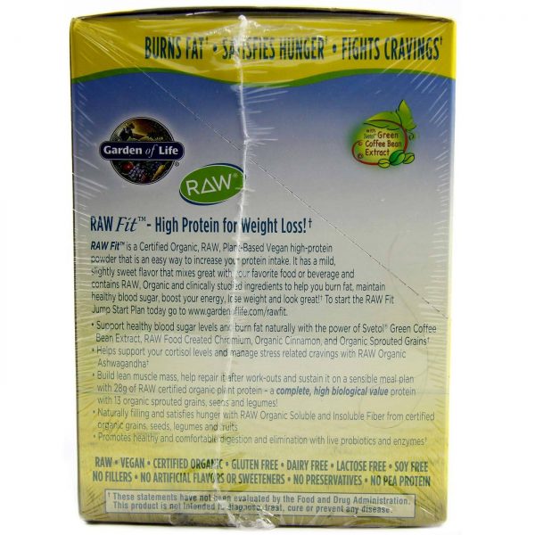 Comprar Garden of Life, RAW Fit™ - Extrato de Café Verde - 10 Pacotes (45 g cada) 451 g Total - Imagem 4