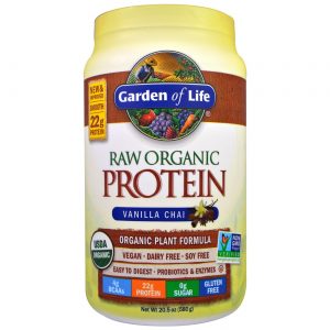 Comprar Garden of Life, Proteína Orgânica RAW, Chai de Baunilha - 580 g