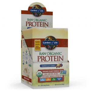 Comprar Garden of Life, Proteína Orgânica RAW, Chai com Especiarias e Baunilha - 10 Pacotes (29 g Cada) 290 g Total