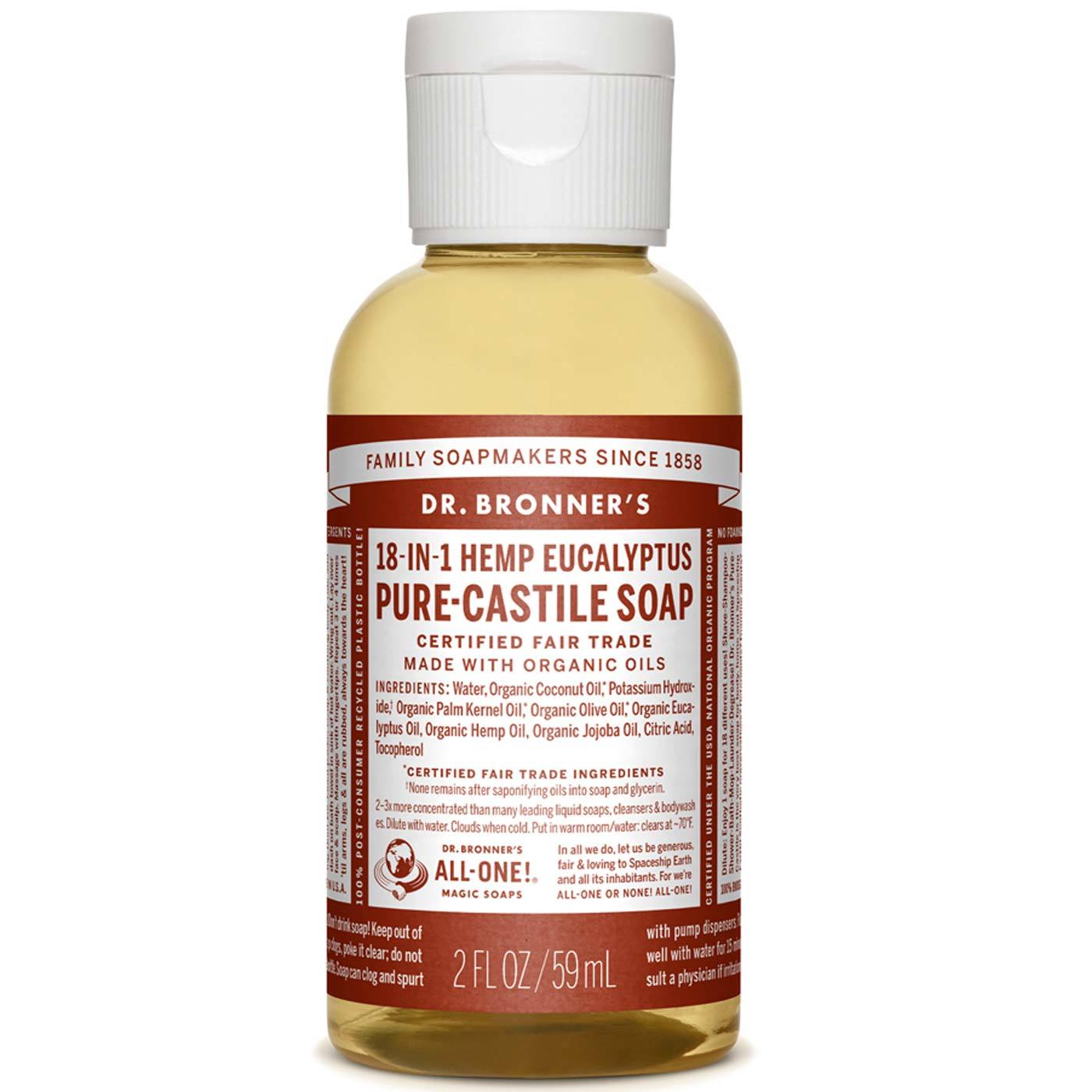 Comprar Dr Bronner Eucalyptus Pure Castela sabão Eucalpytus 2 fl oz