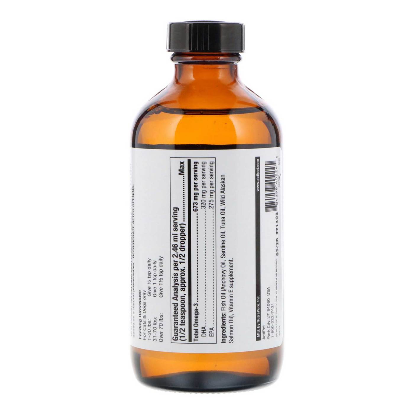 Comprar ActiPet®, Ômega-3 Óleo de Peixe - 236 ml - Imagem 3
