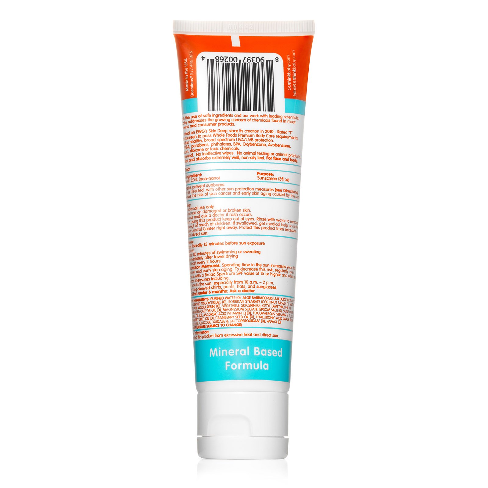 Comprar Think, Thinkbaby, Protetor Solar SPF 50+, 89 ml (3 fl oz) - Imagem 2