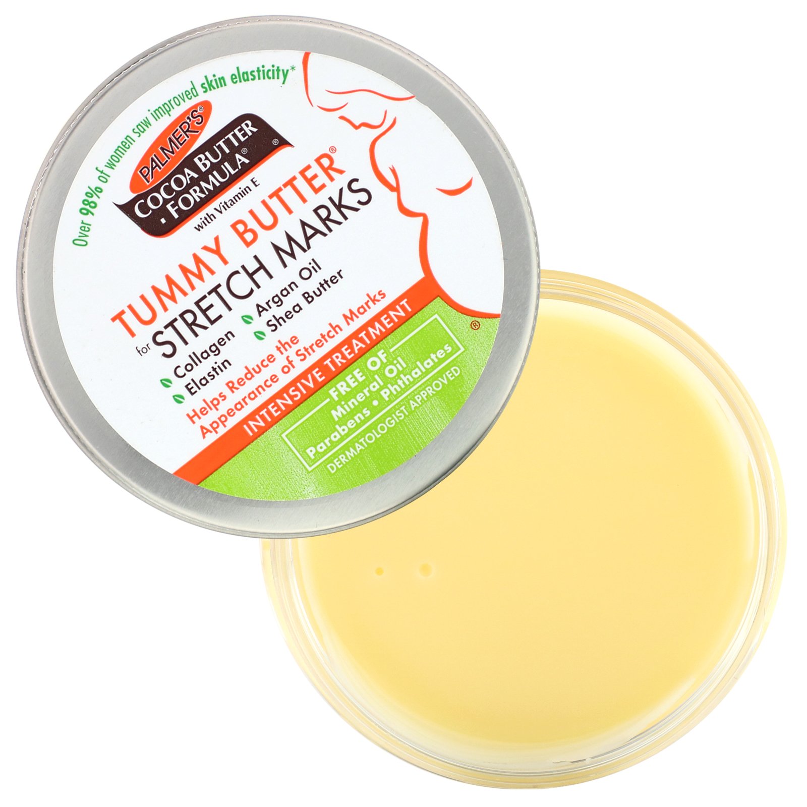 Comprar Palmer's, Fórmula de Manteiga de Cacau, Manteiga de Barriga, Para Estrias, 125 g (4,4 oz) - Imagem 3
