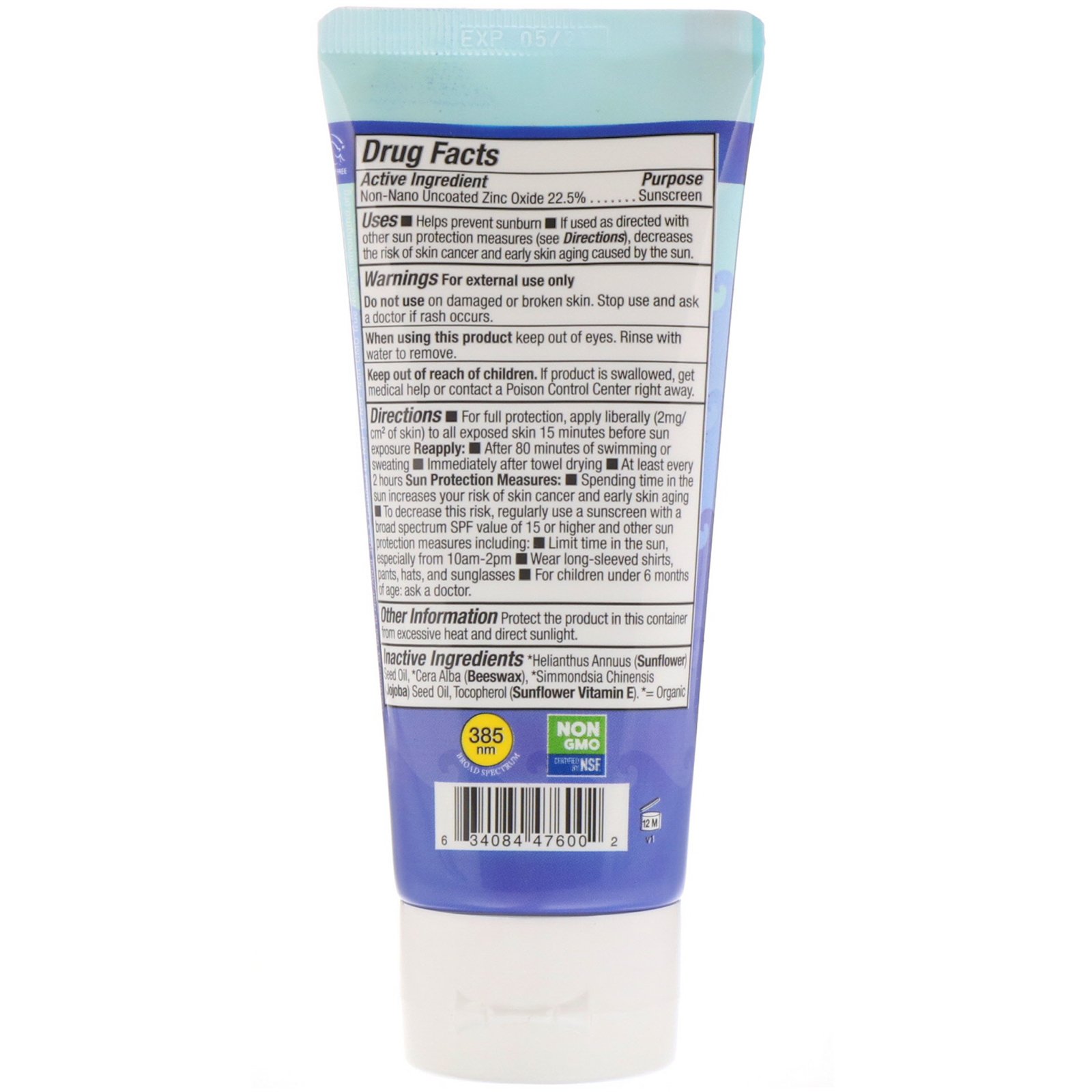 Comprar Badger Company, Sport, Protetor Solar Mineral Natural, SPF 35, Sem Perfume, 87 ml (2,9 fl oz) - Imagem 2