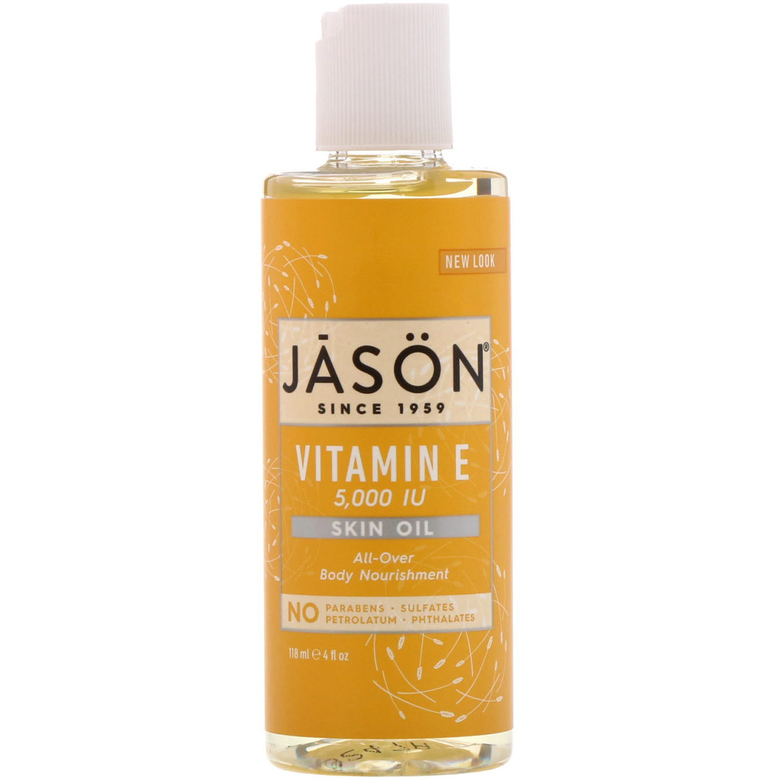 Comprar Jason Natural, Óleo de Vitamina E para a Pele, 5.000 UI, 118 ml (4 fl oz)