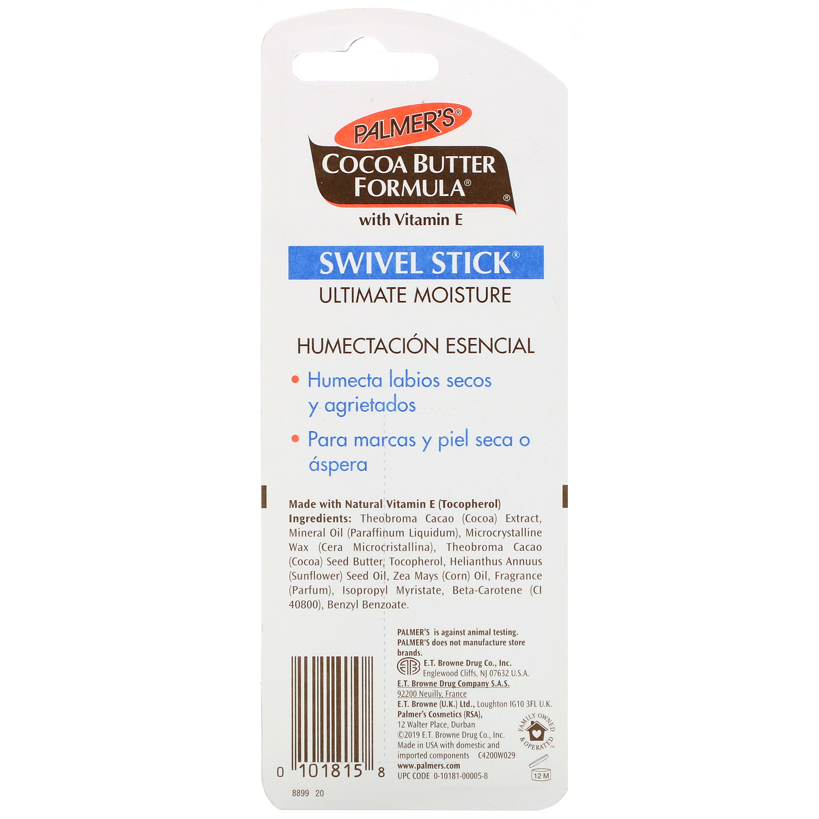 Comprar Palmer's, Fórmula de Manteiga de Cacau, Swivel Stick, 0,5 oz (14 g) - Imagem 3