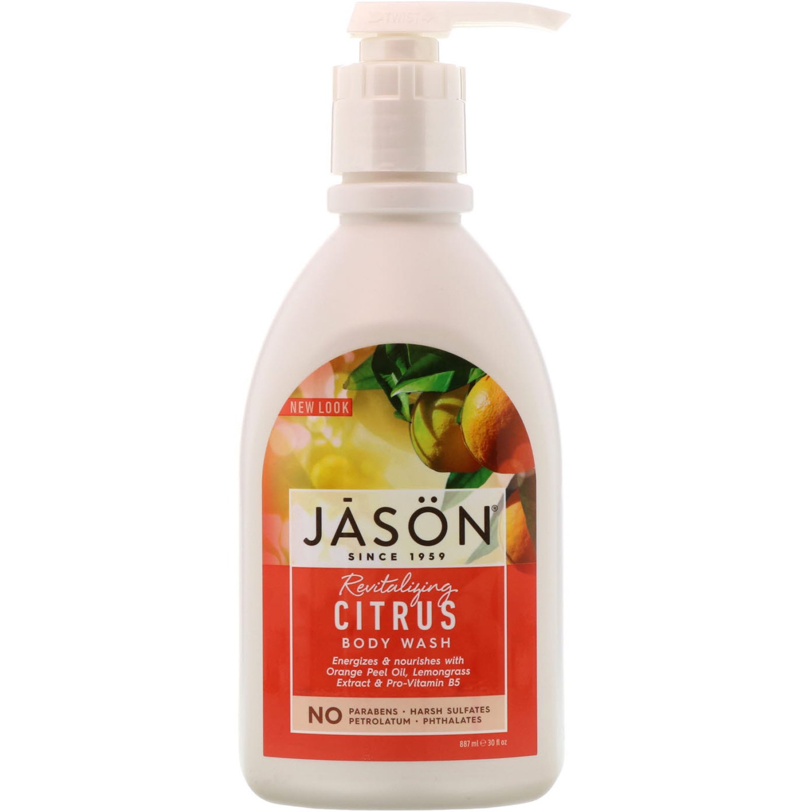 Comprar Jason Natural, Sabonete Líquido, Cítrico Revitalizante, 887 ml (30 fl oz)