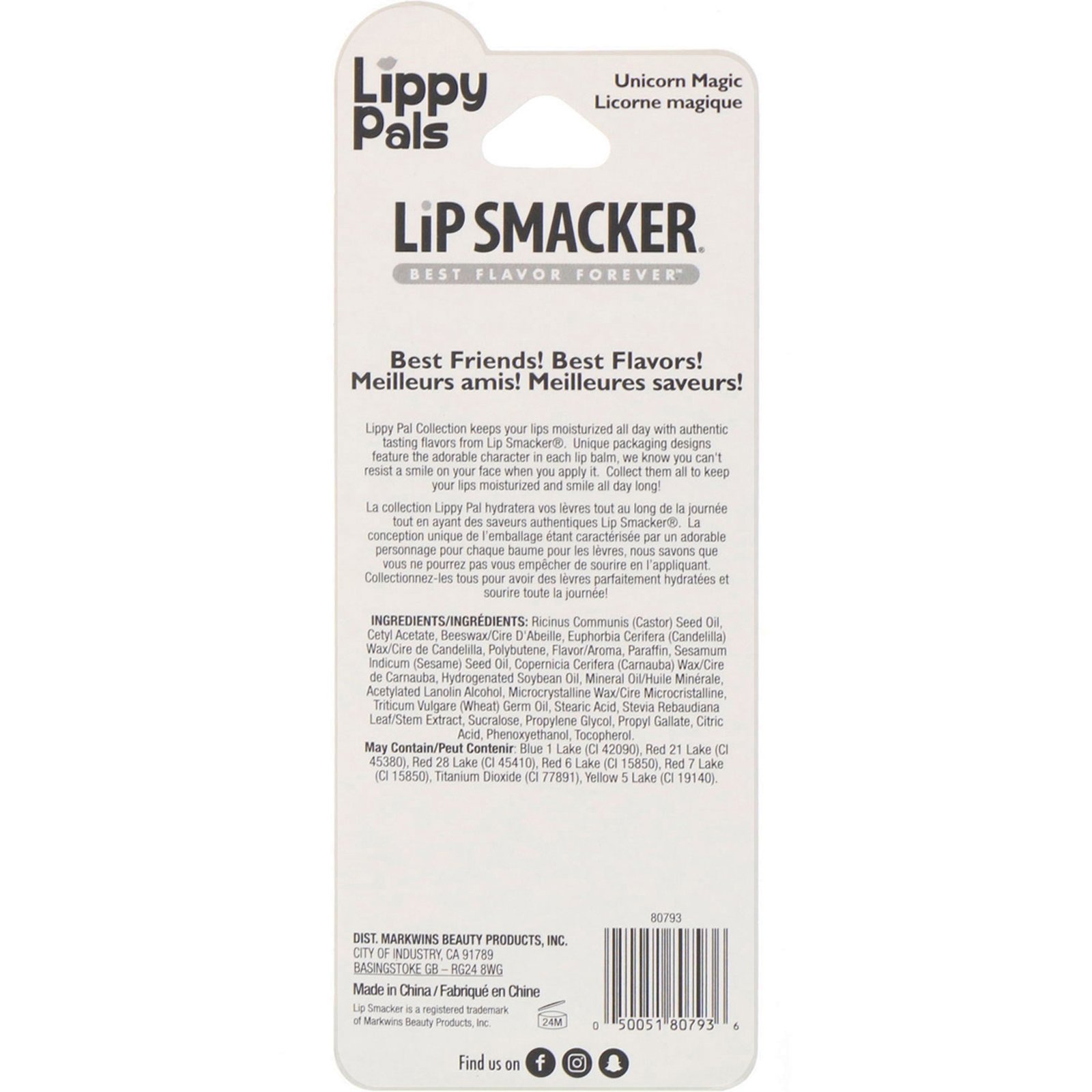 Comprar Lip Smacker, Protetor labial Lippy Pals, Unicorn, Unicorn Magic, 0,14 oz (4 g) - Imagem 2