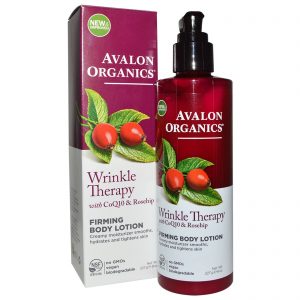 Comprar Avalon Organics, Terapia para rugas com CoQ10 e quadril de rosas, Loção firmadora corporal, 227 g