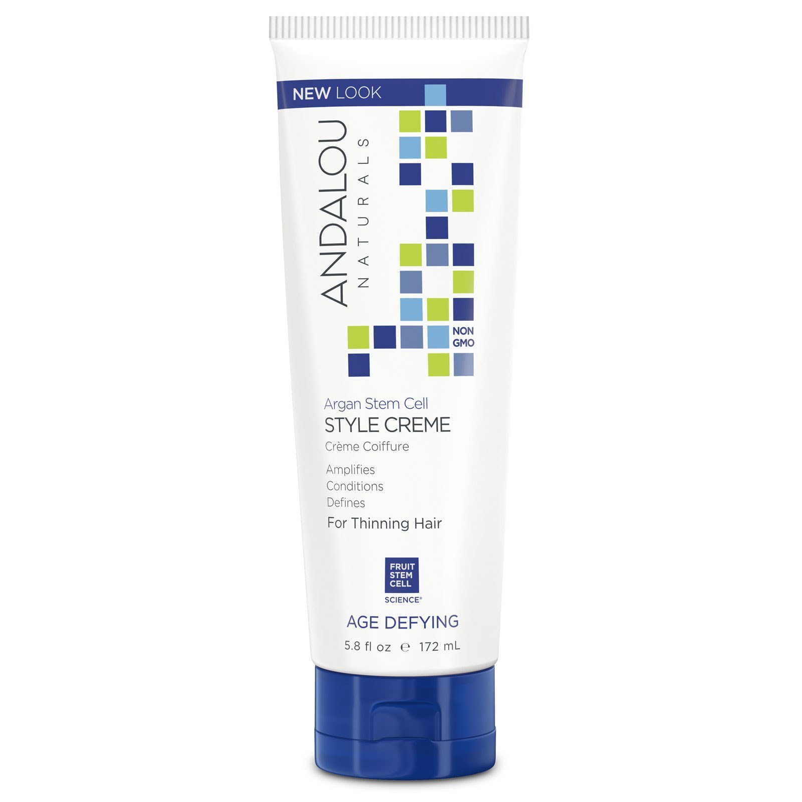 Comprar Andalou Naturals, Argan Stem Cells Style Creme, Tratamento para Cabelo Quebradiço, 5,8 fl oz (172 ml)
