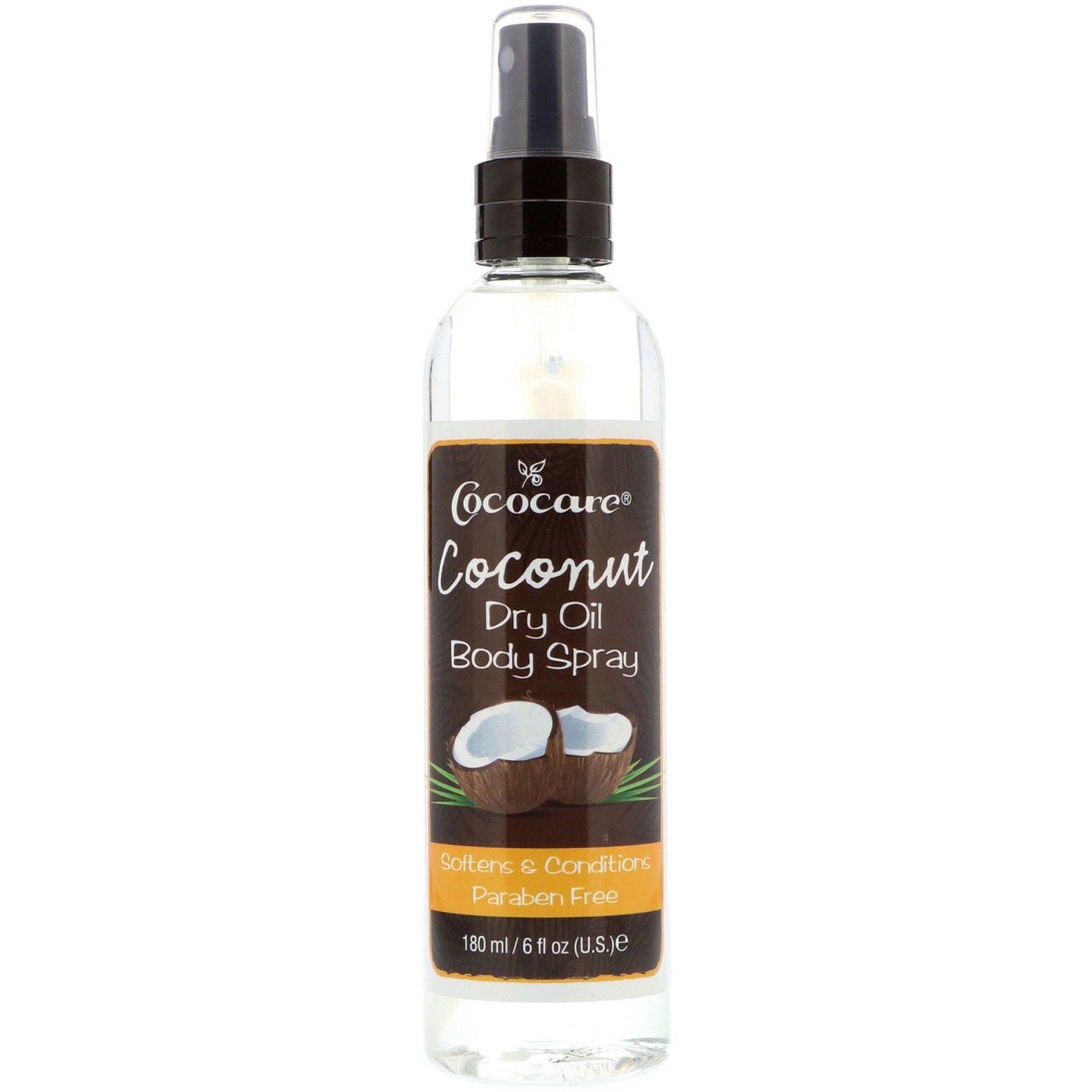 Comprar Cococare, Coconut Dry Oil Body Spray, 6 fl oz (180 ml)