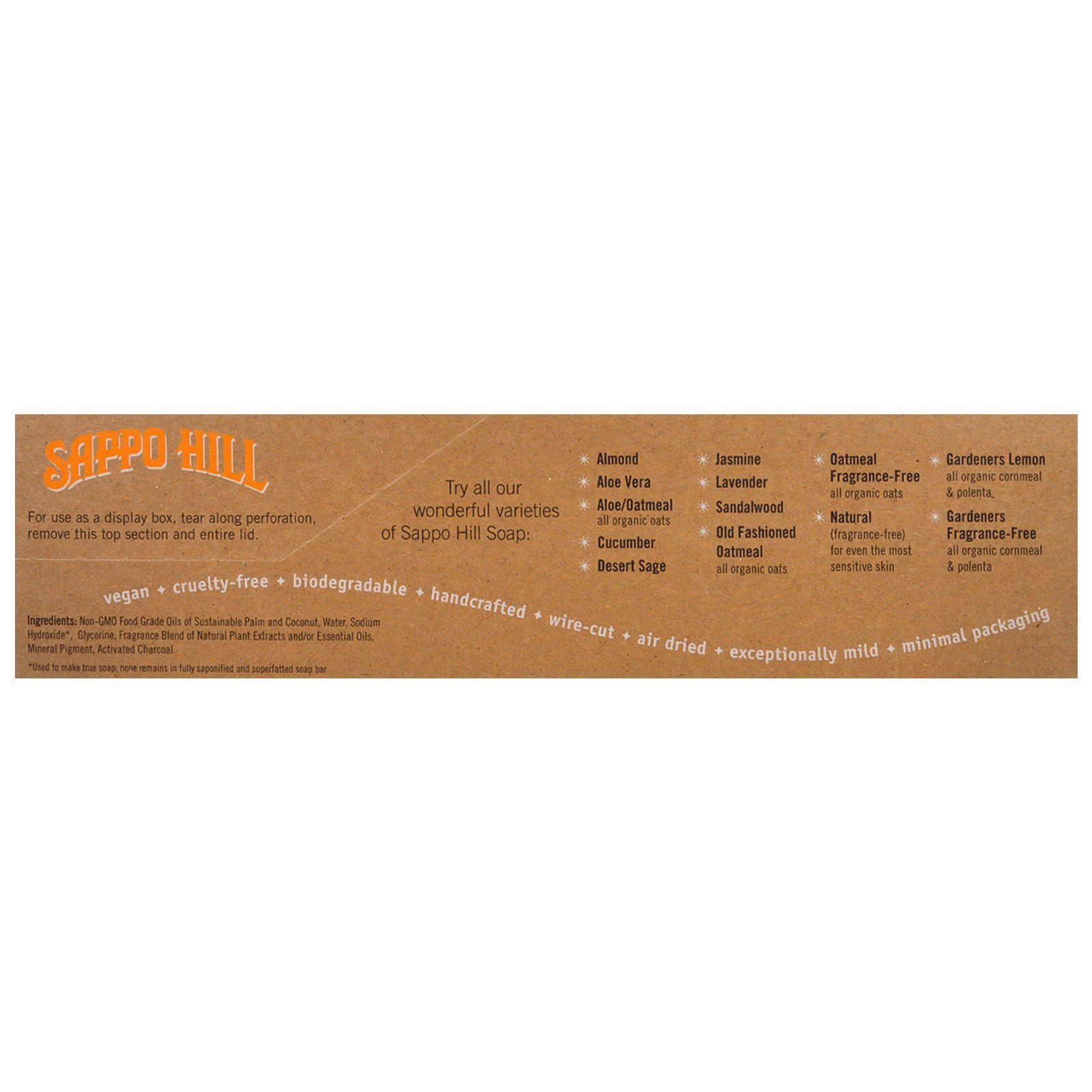 Comprar Sappo Hill, Sabonete Cremoso de Glicerina, Pinho Selvagem da Floresta, 12 Barras, 3,5 oz (100 g) - Imagem 3