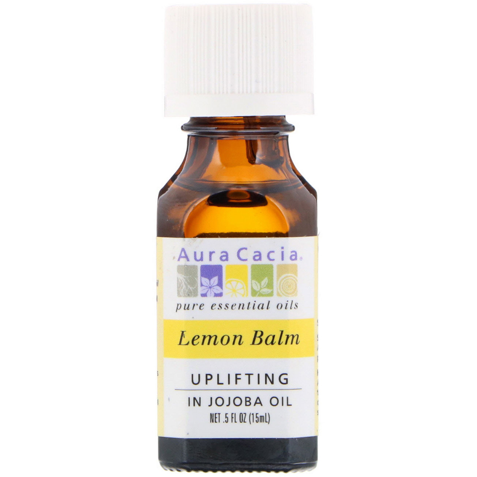Comprar Aura Cacia, Erva-cidreira, Edificante, 0.5 fl oz (15 ml)